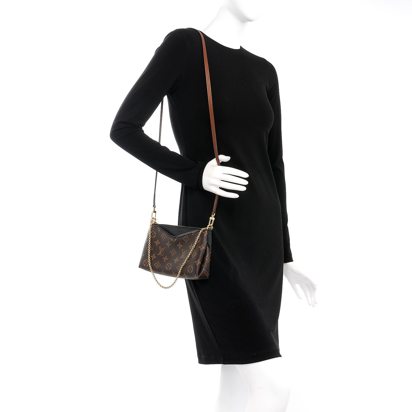 Monogram Pallas Clutch Black