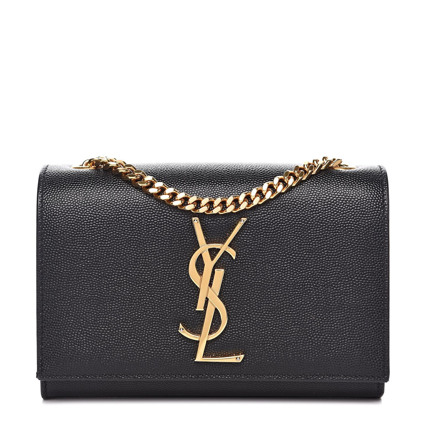 Grain De Poudre Small Monogram Kate Satchel Black