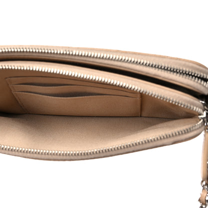 Chanel Caviar Quilted Small Clutch With Chain Beige 7 of 14