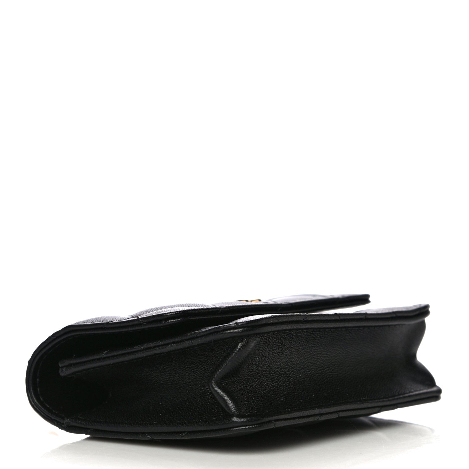 Chanel Lambskin Quilted CC Hook Card Holder Black 4 of 14
