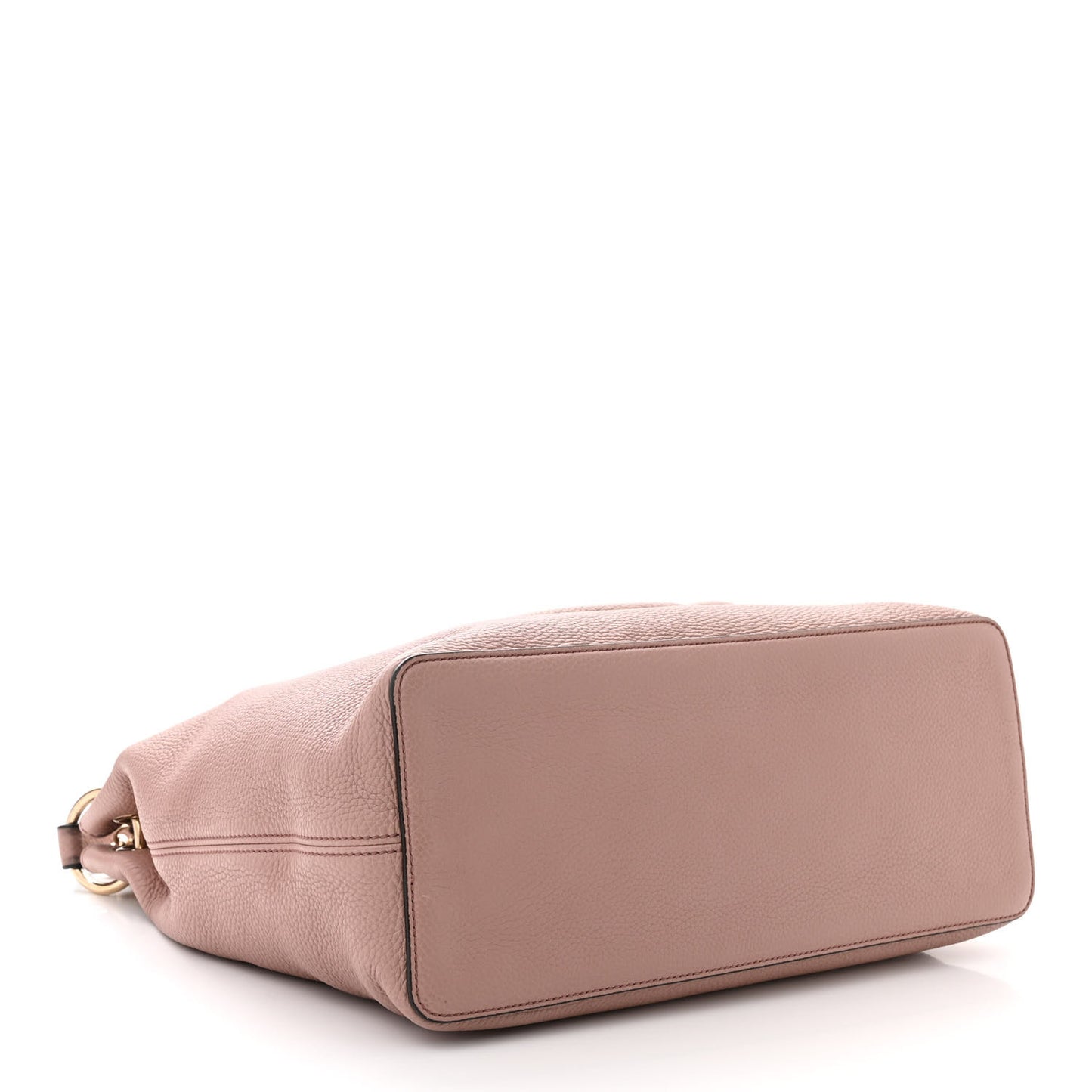 Pebbled Calfskin Large Soho Hobo Camelia