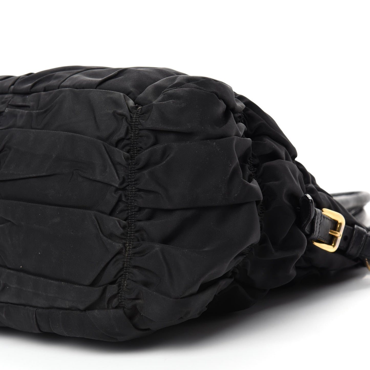 Tessuto Nylon Gaufre Tote Black