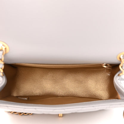Chanel Lambskin Quilted Mini Pearl Crush Flap Light Purple 5 of 10