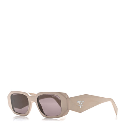Prada Acetate Symbole Sunglasses SPR 17W Plum Beige 1 of 7