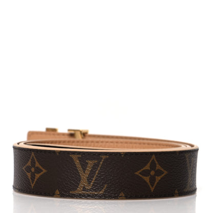 Louis Vuitton Monogram Calfskin 30mm LV Initiales Reversible Belt 85 34 Arizona 2 of 5