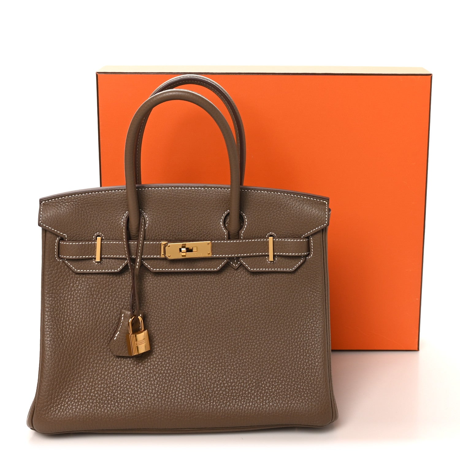 Hermes Togo Birkin 30 Etoupe 11 of 11