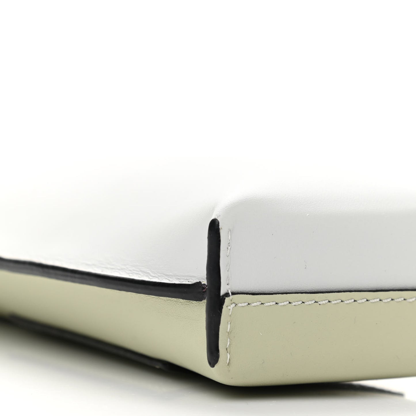 Smooth Calfskin Mini Gate Pocket Kaolin Sage