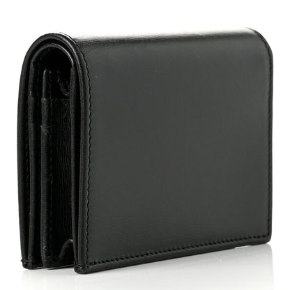 Gucci Boarded Plutone Calfskin Horsebit 1955 Card Case Wallet Black 3 of 8