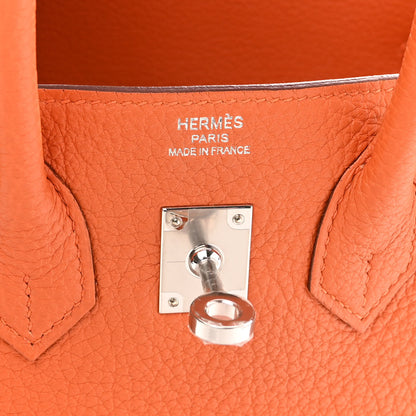 Hermes Togo Birkin 25 Orange 6 of 12