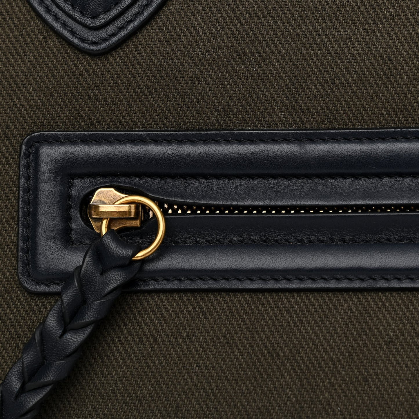 Cotton Canvas Medium Phantom Luggage Olive