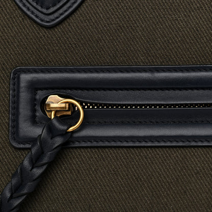 Celine Cotton Canvas Medium Phantom Luggage Olive 11 of 14