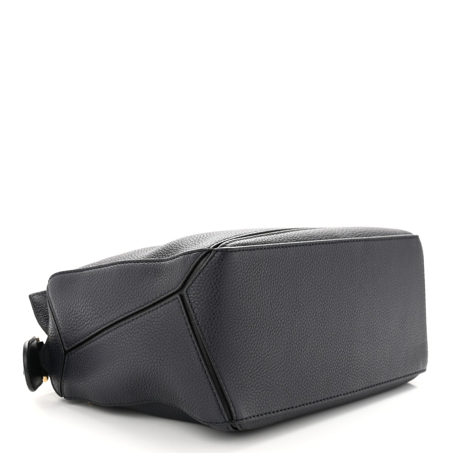Calfskin Small Puzzle Bag Midnight Blue Black