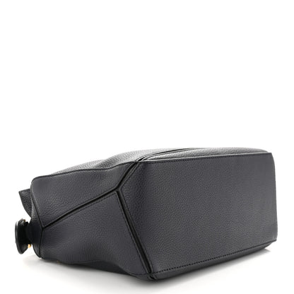 Loewe Calfskin Small Puzzle Bag Midnight Blue Black 4 of 10