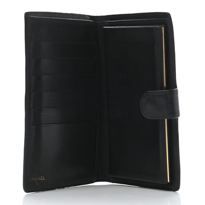 Chanel Caviar Timeless CC French Wallet Black 4 of 4