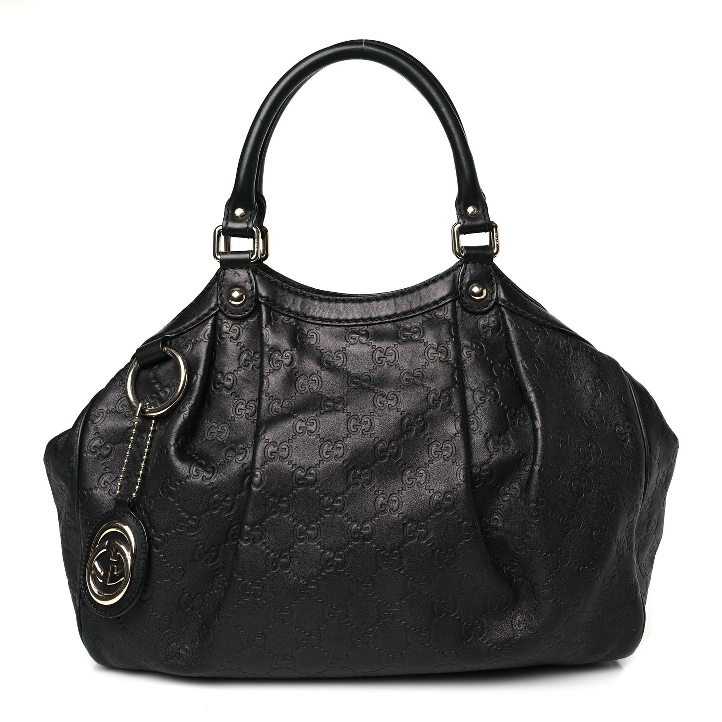 Guccissima Medium Sukey Tote Black