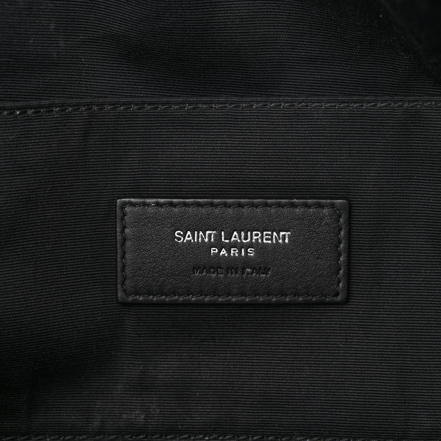 Saint Laurent Canvas Monogram Belt Bag Black 6 of 12