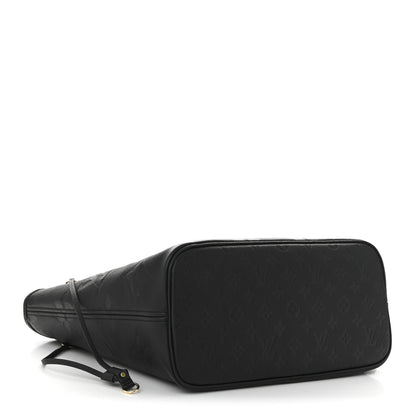 Louis Vuitton Empreinte Monogram Giant Neverfull MM Black 5 of 12