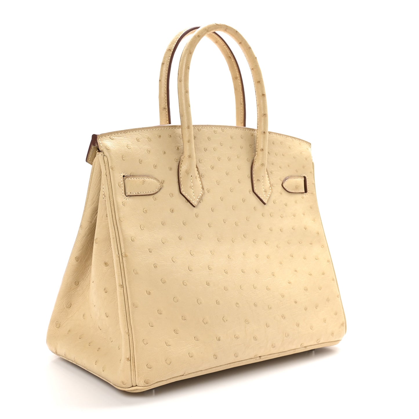 Ostrich Birkin 30 Parchemin