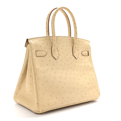 Hermes Ostrich Birkin 30 Parchemin 3 of 9