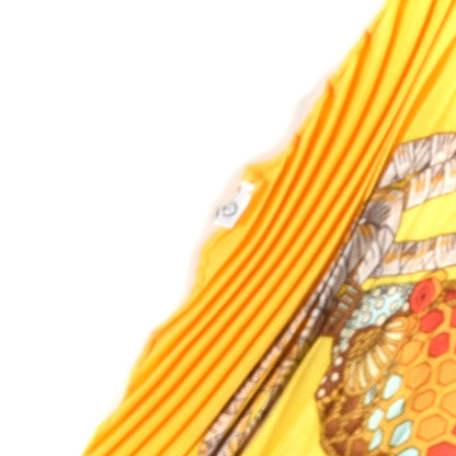 Hermes Silk Grands Fonds Plisse Scarf 3 of 4