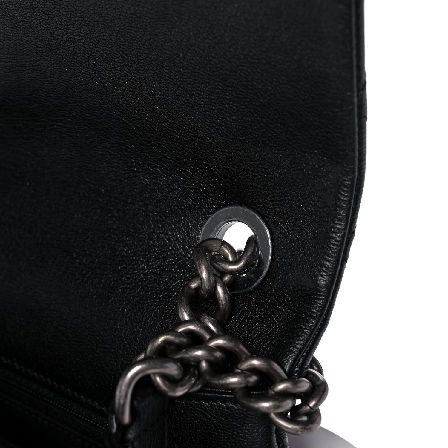 Chanel Goatskin Quilted Large City Rock Flap Black 11 of 11
