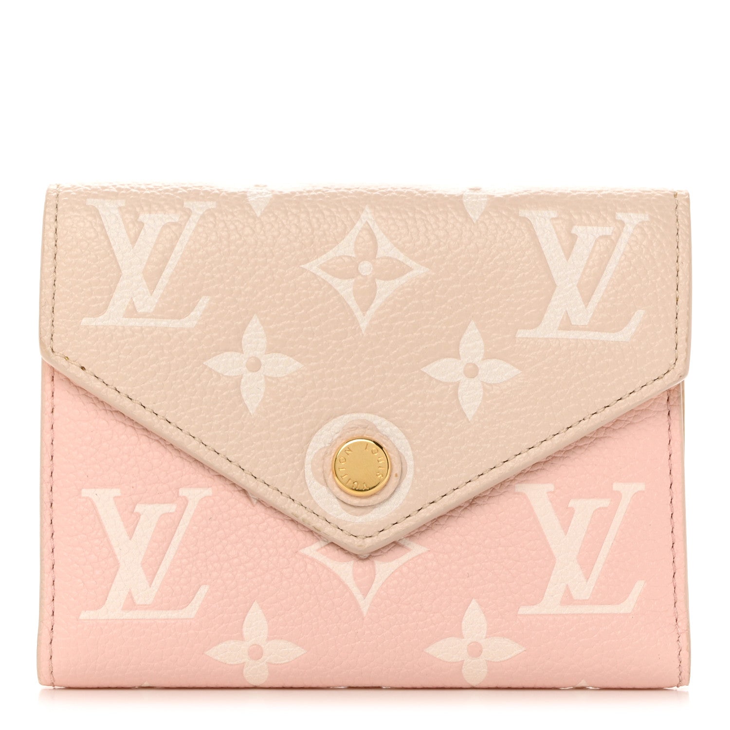 Louis Vuitton LOUIS VUITTON Empreinte Monogram Spring In The City Victorine Wallet Pink Beige Yellow 1 of 6