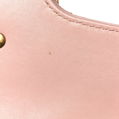 Gucci Calfskin Matelasse Mini GG Marmont Shoulder Bag Perfect Pink 14 of 17