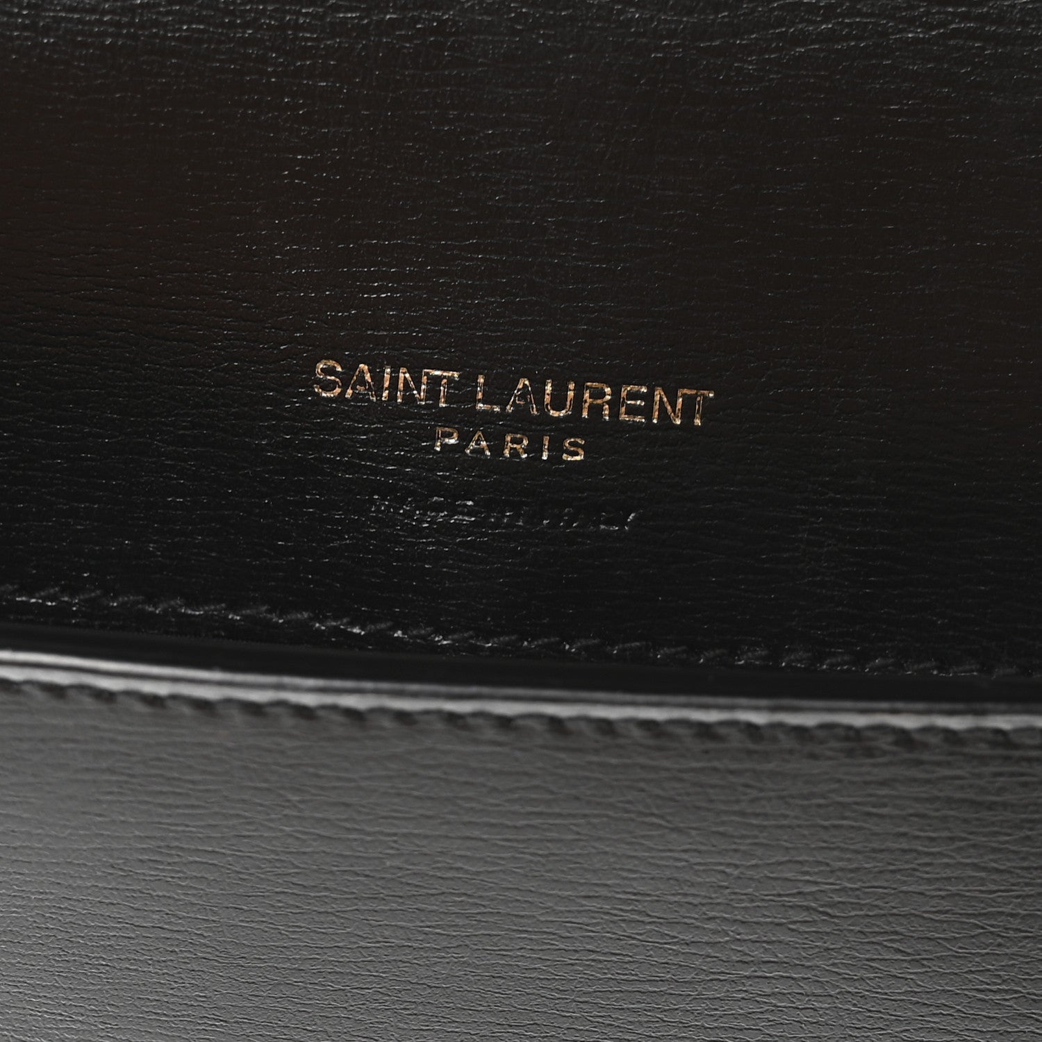 Saint Laurent Smooth Calfskin Monogram Phone Holder Crossbody Black 10 of 19