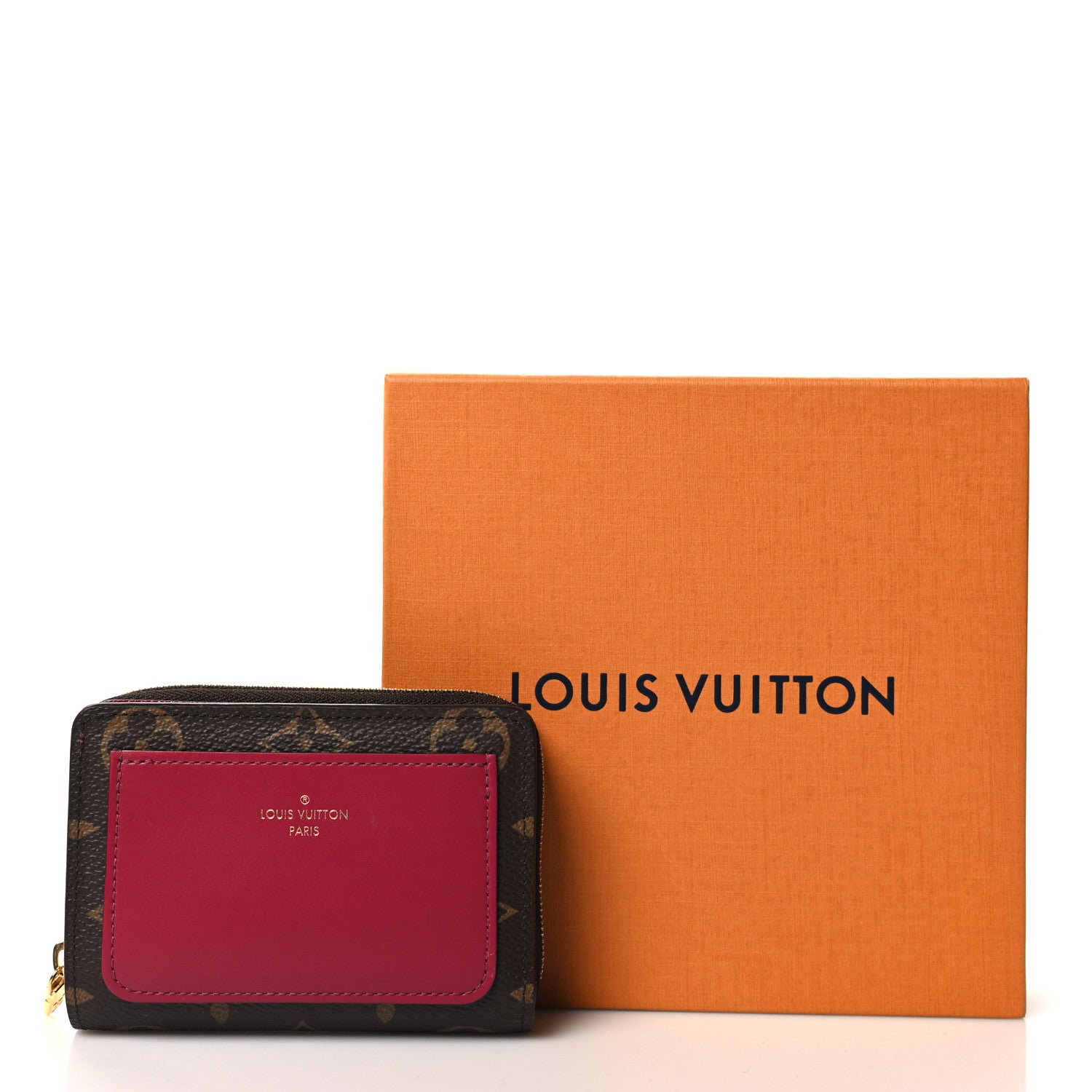 Louis Vuitton Monogram Lou Zippy Compact Wallet Red 8 of 8