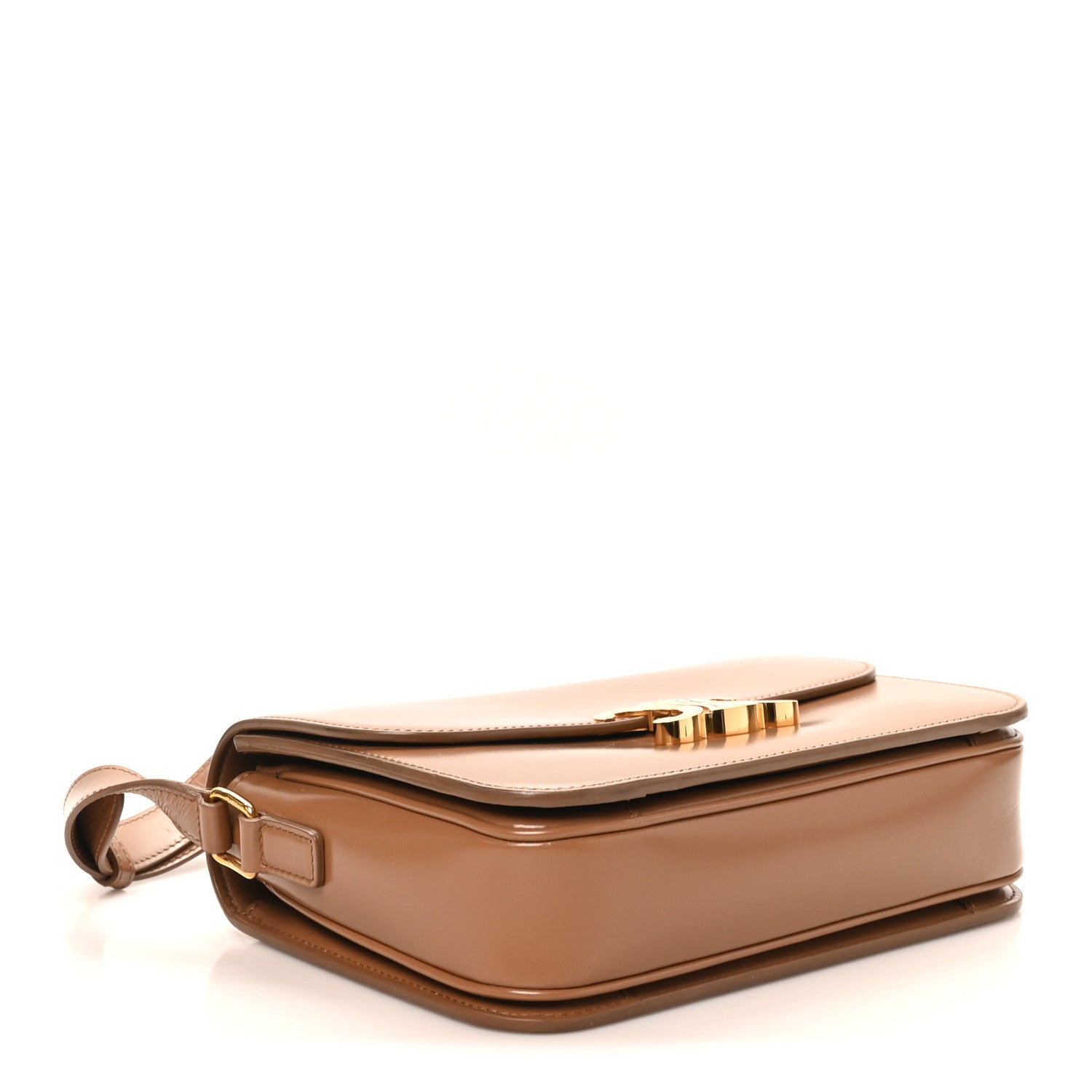 Celine Shiny Calfskin Teen Triomphe Bronze 4 of 10