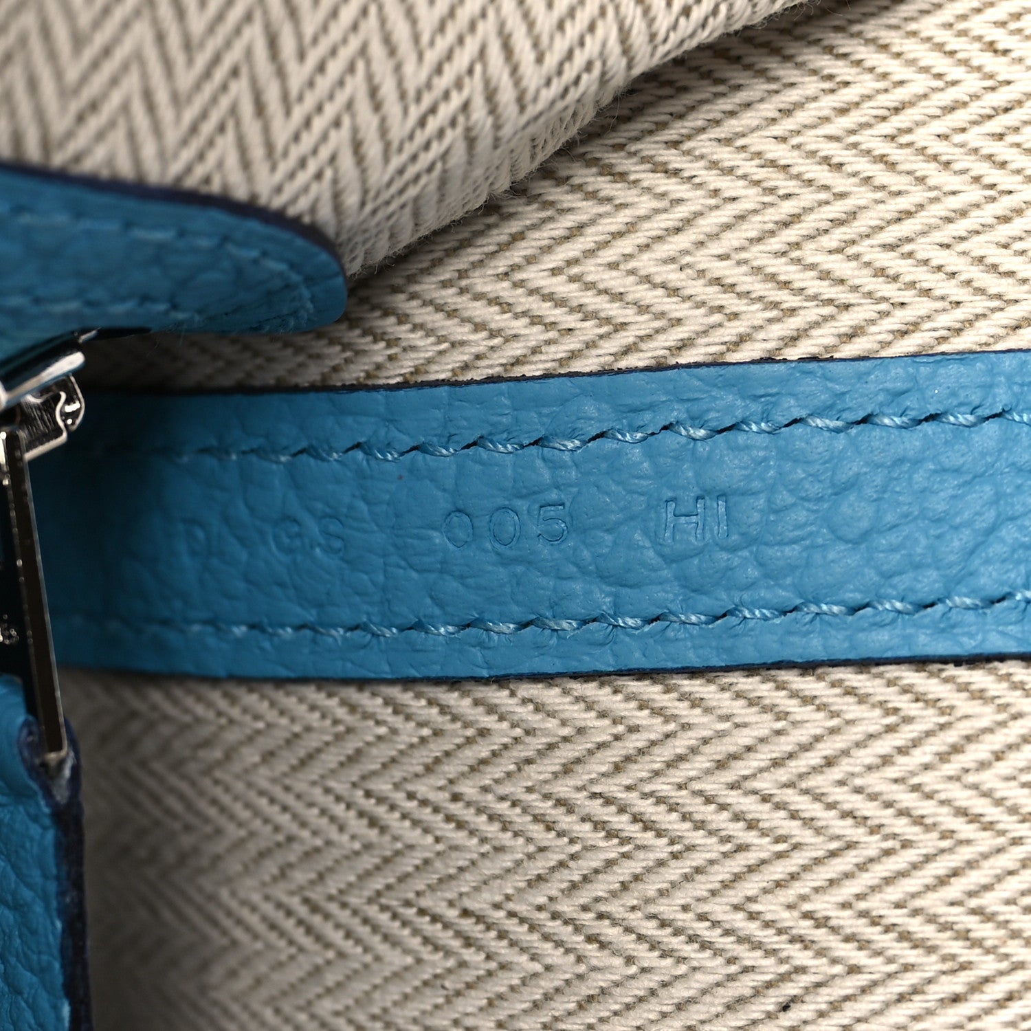 Hermes Vache Country Garden Party 36 MM Bleu du Nord 7 of 9