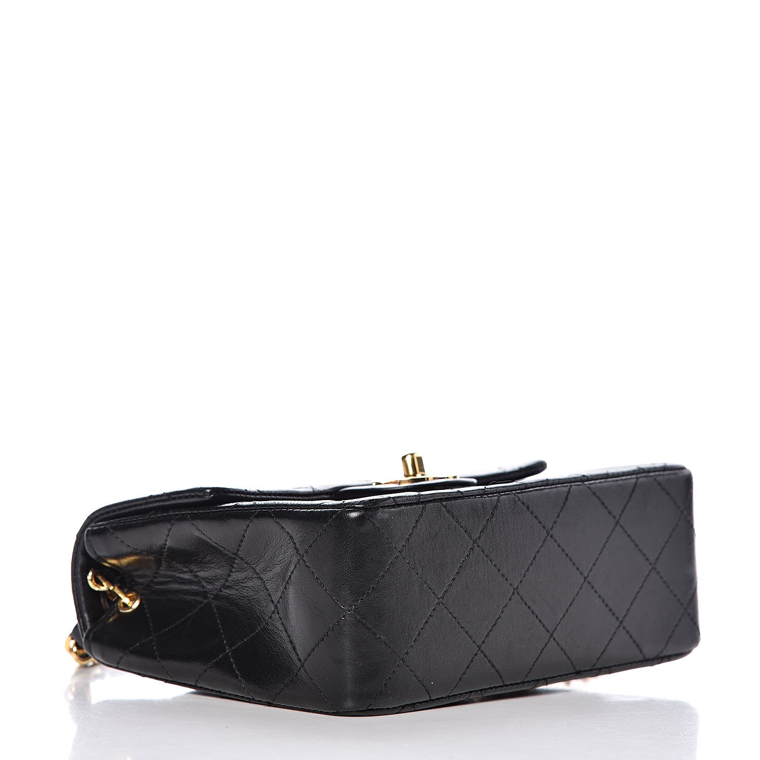 Chanel Lambskin Quilted Mini Square Flap Black 4 of 10