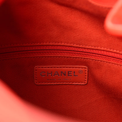 Chanel Lambskin Quilted Backpack Pocket Red 9 of 11