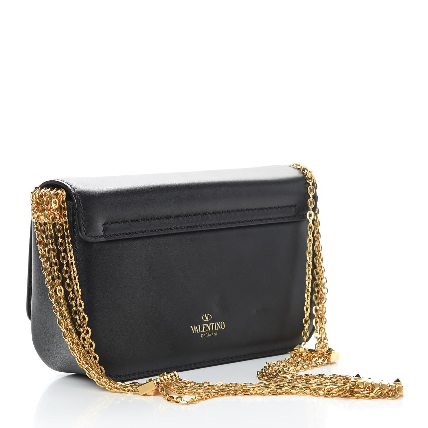 Vitello Multichain Shoulder Bag Black