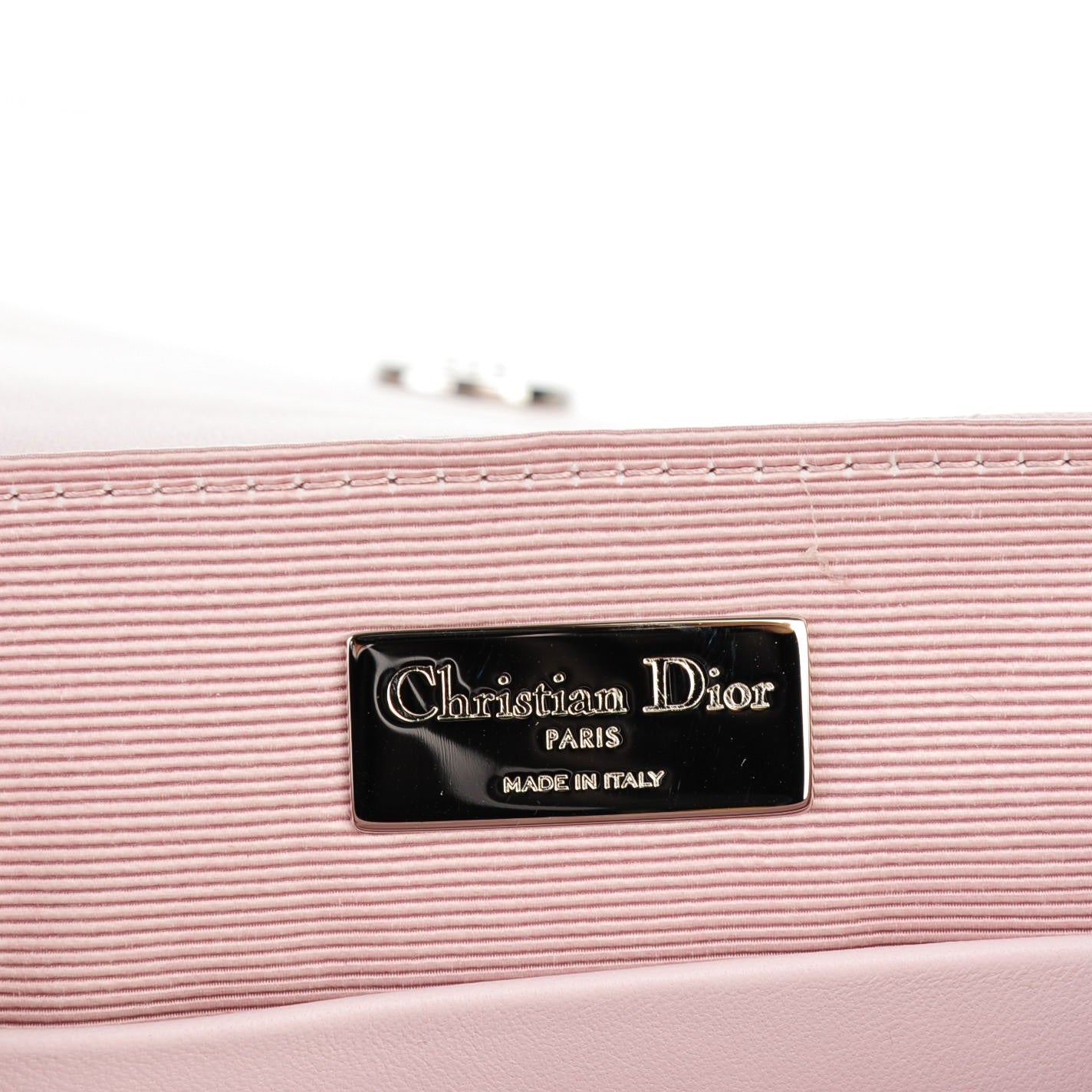 Christian Dior Lambskin Cannage Small Lucky Badge Stardust Backpack Soft Pink 6 of 7