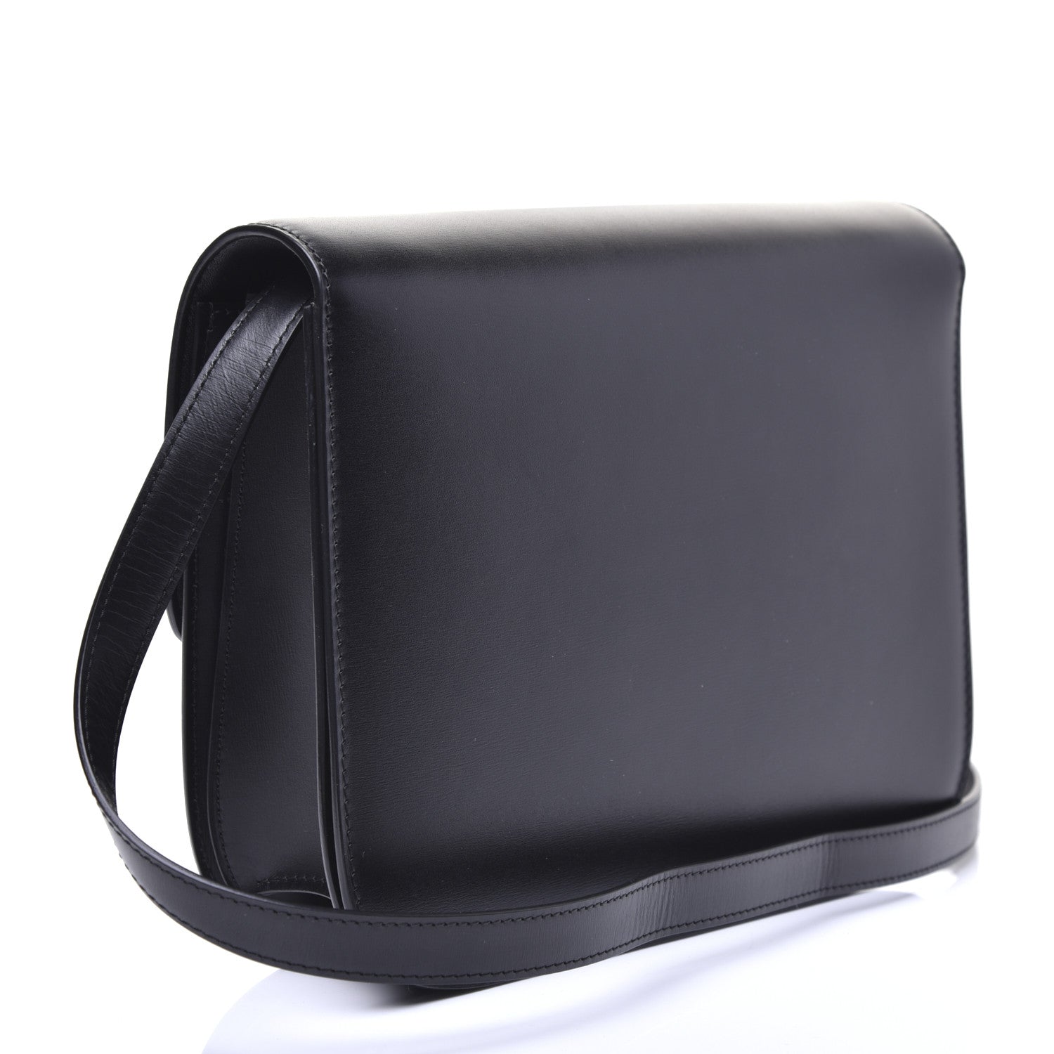 Celine Box Calfskin Medium Classic Box Flap Bag Black 3 of 12