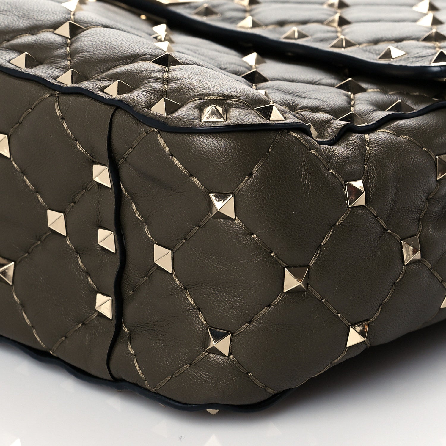 Valentino Garavani Nappa Medium Rockstud Spike Shoulder Bag Oasis 9 of 9