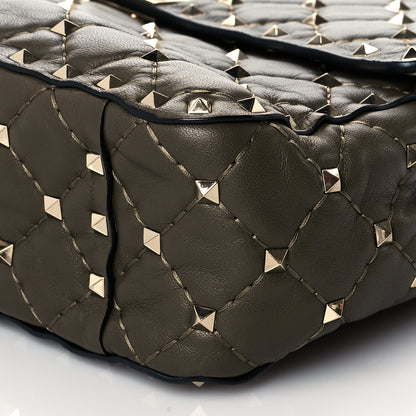 Valentino Garavani Nappa Medium Rockstud Spike Shoulder Bag Oasis 9 of 9