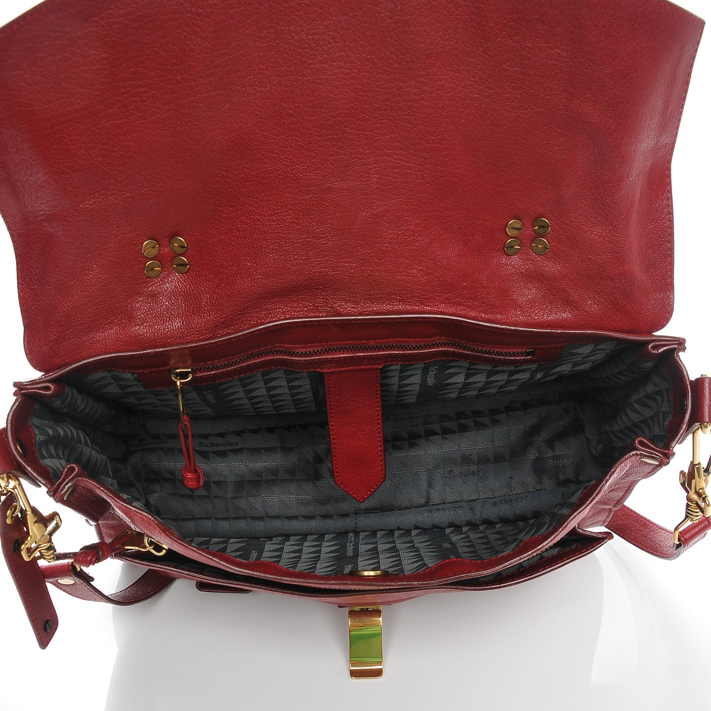 Lambskin Medium PS1 Satchel Crimson