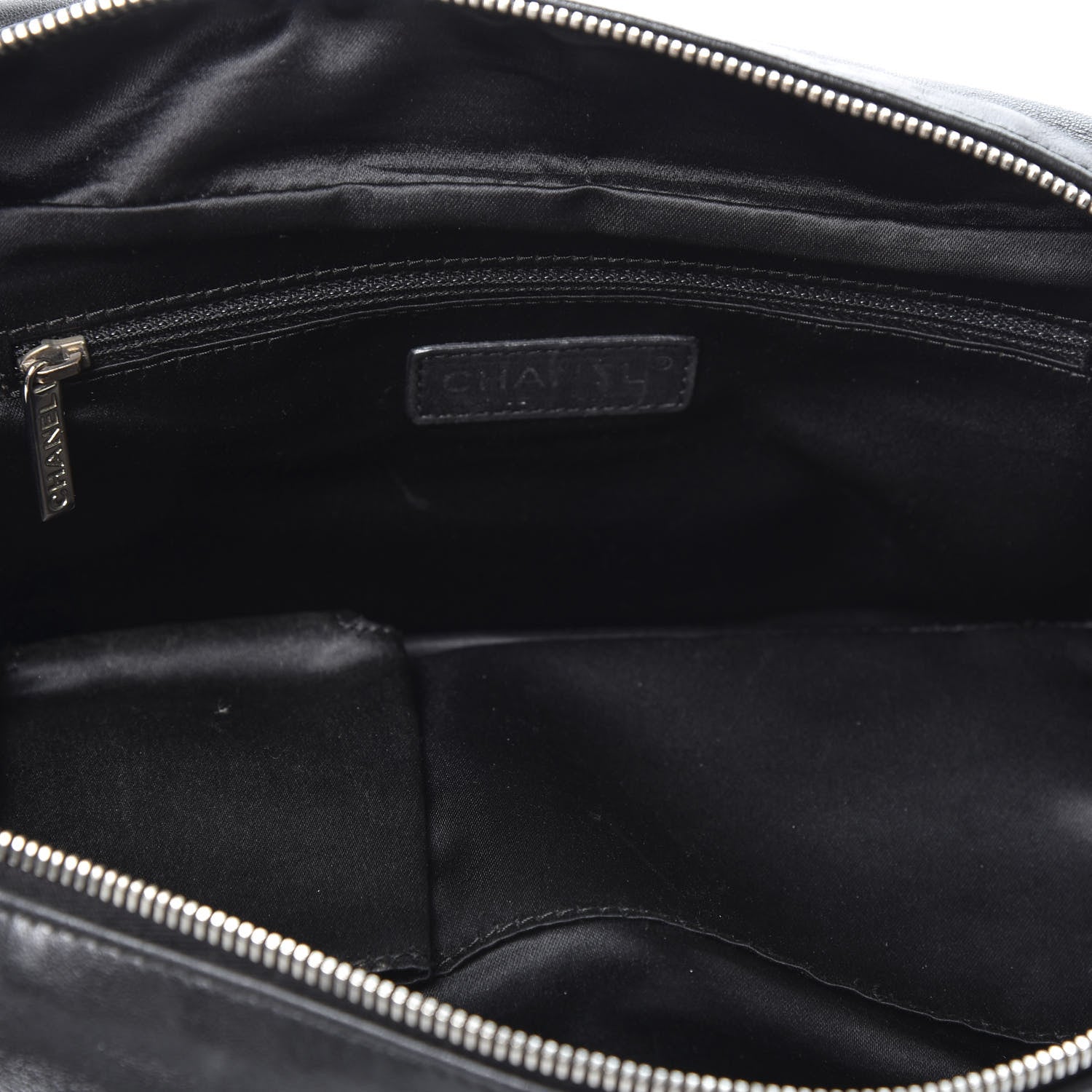 Chanel Lambskin Quilted Medium Chain Around Tote Black 4 of 10