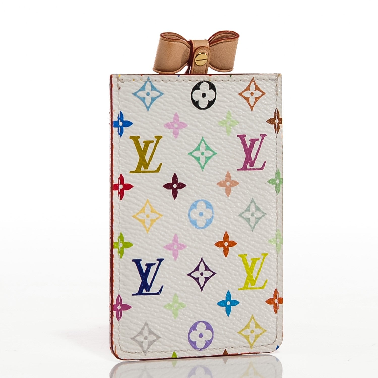Louis Vuitton Monogram Multicolor Mirror and Case Pouch White 3 of 7