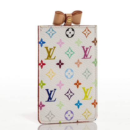 Louis Vuitton Monogram Multicolor Mirror and Case Pouch White 3 of 7