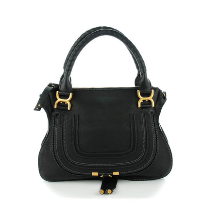 Chloe Calfskin Medium Marcie Satchel Black 1 of 8