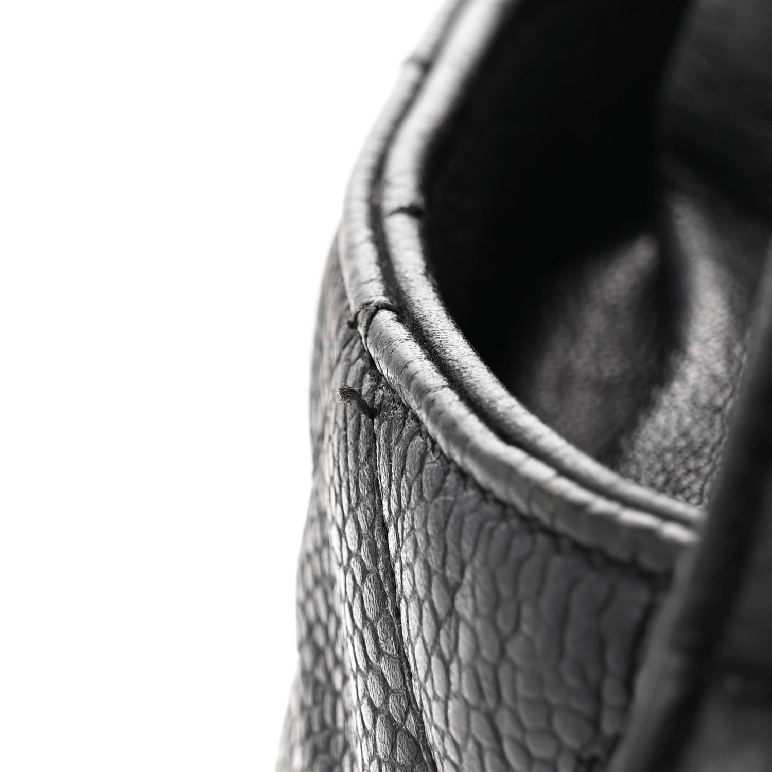 Chanel Caviar Drawstring Bucket Shoulder Bag Black 12 of 14