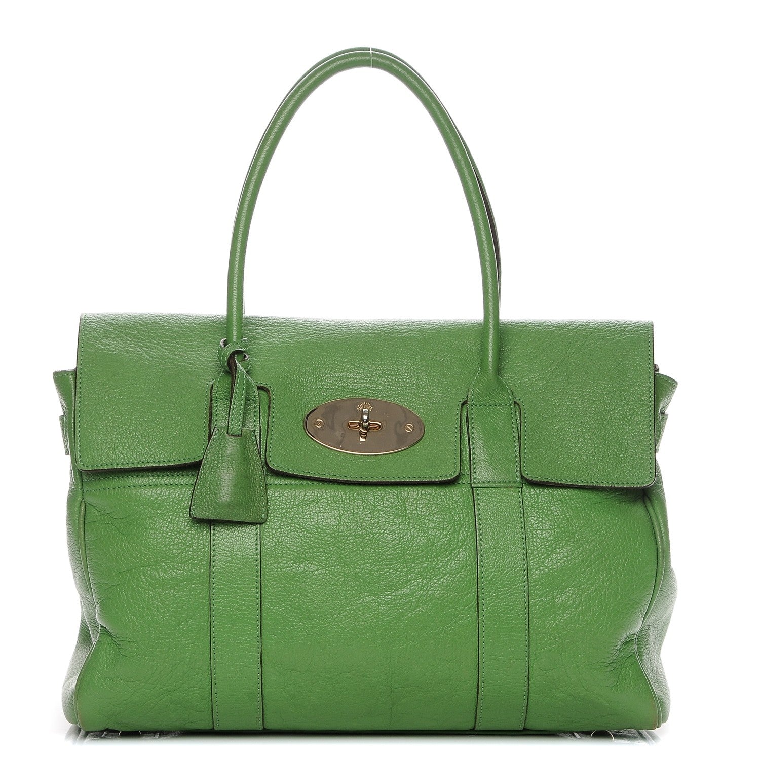 Mulberry Goatskin Bayswater Grass Green 1 of 13