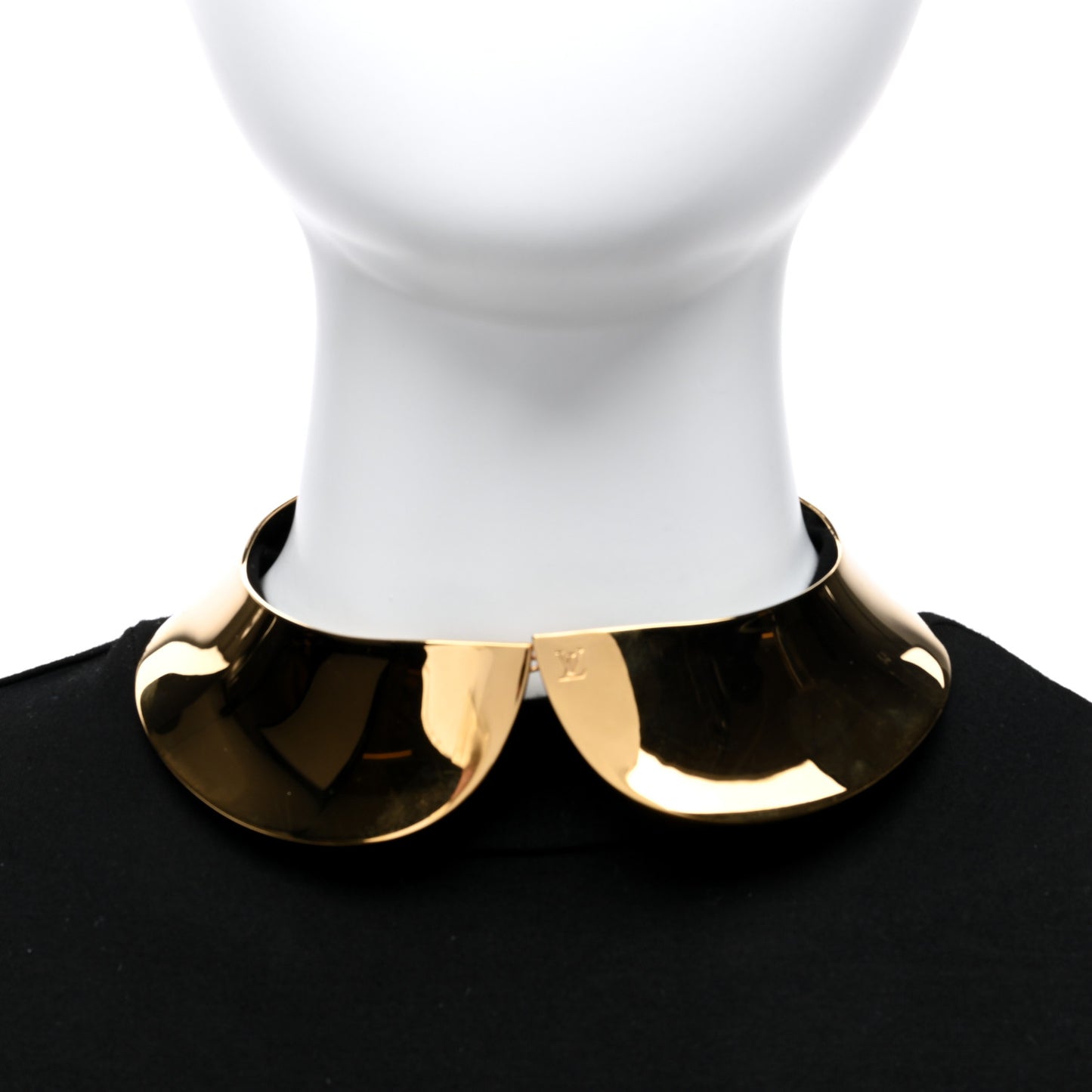 Lock Me Collar Necklace Gold