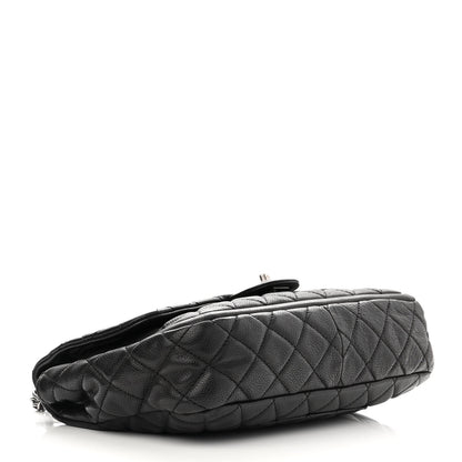 Chanel Caviar Quilted Large Now and Forever Flap Black 4 of 11
