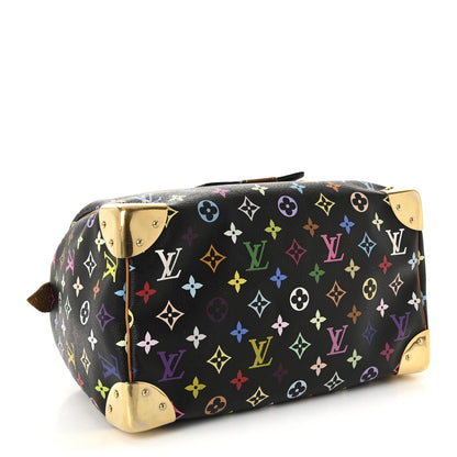 Louis Vuitton Monogram Multicolor Speedy 30 Black 4 of 9