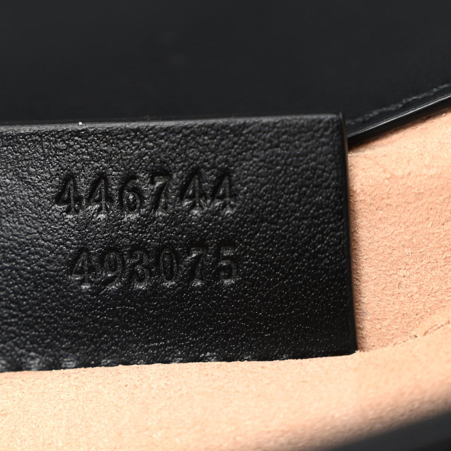 Calfskin Matelasse Mini GG Marmont Shoulder Bag Black