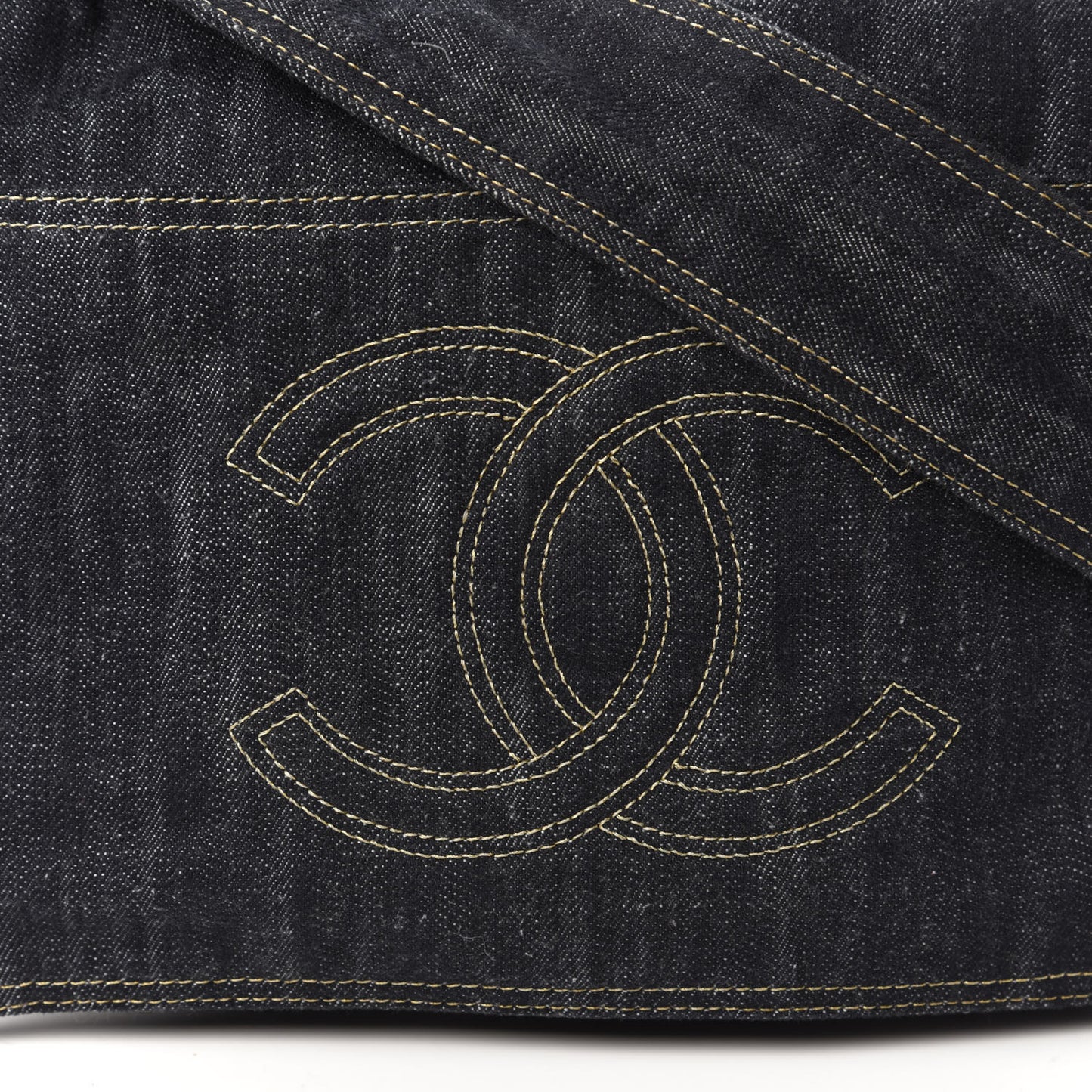 Denim CC Messenger Bag Blue